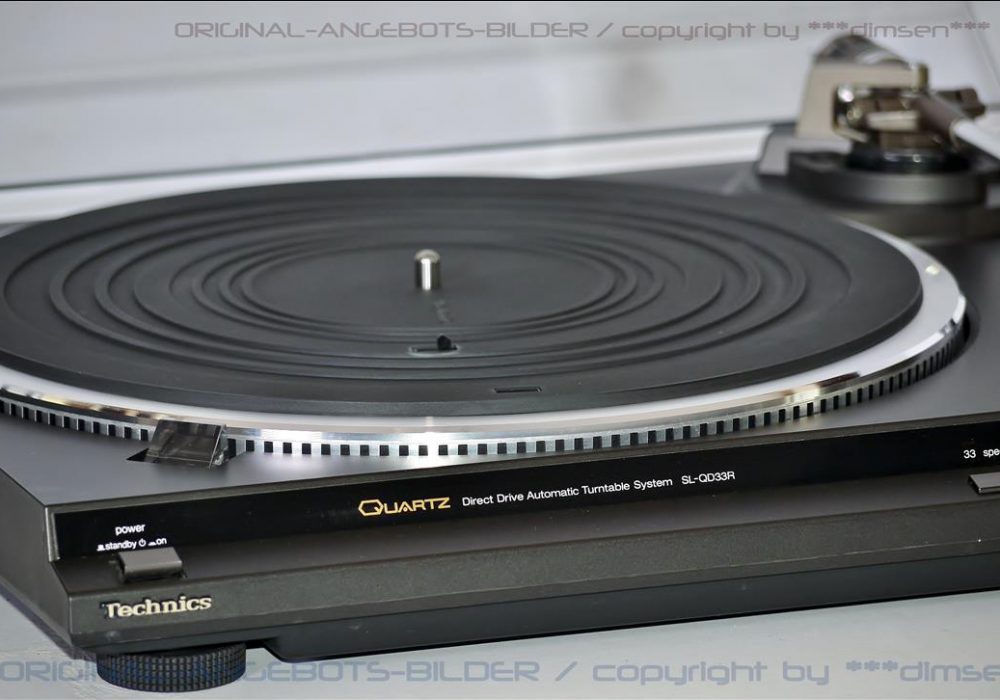 松下 Technics SL-QD33R 黑胶唱机+EPS-30ES唱臂