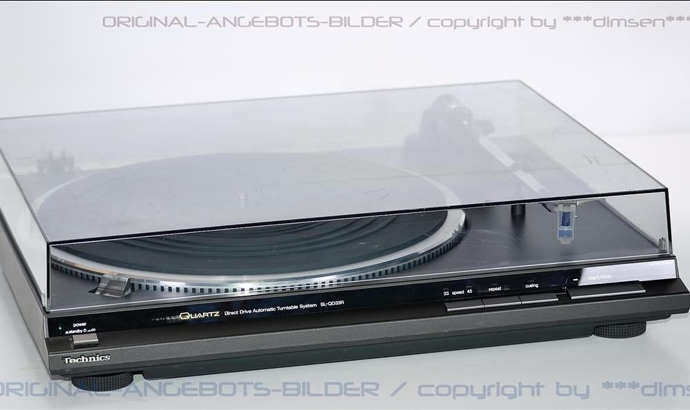 松下 Technics SL-QD33R 黑胶唱机+EPS-30ES唱臂