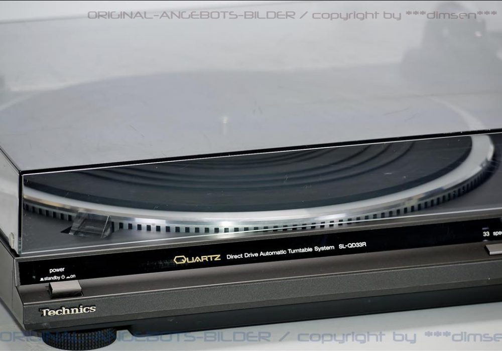 松下 Technics SL-QD33R 黑胶唱机+EPS-30ES唱臂