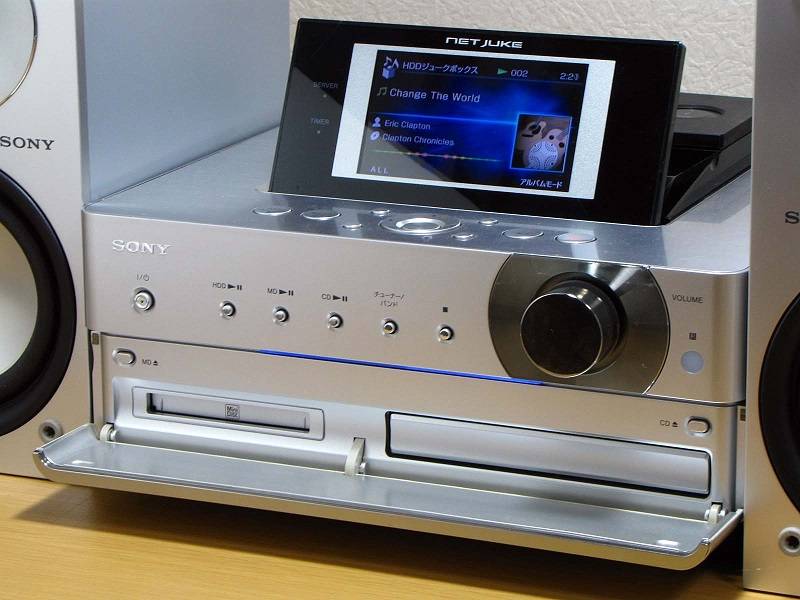 索尼 SONY NAS-M75HD 网络/硬盘/CD/MD 桌面组合音响
