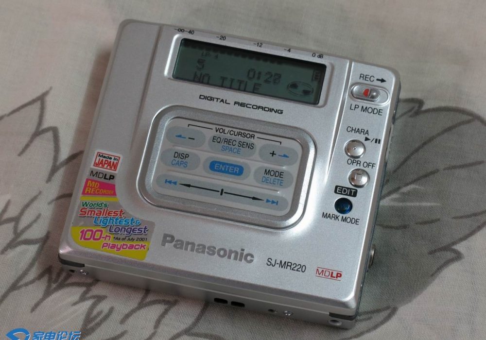 松下 Panasonic SJ-MR220 MD随身听