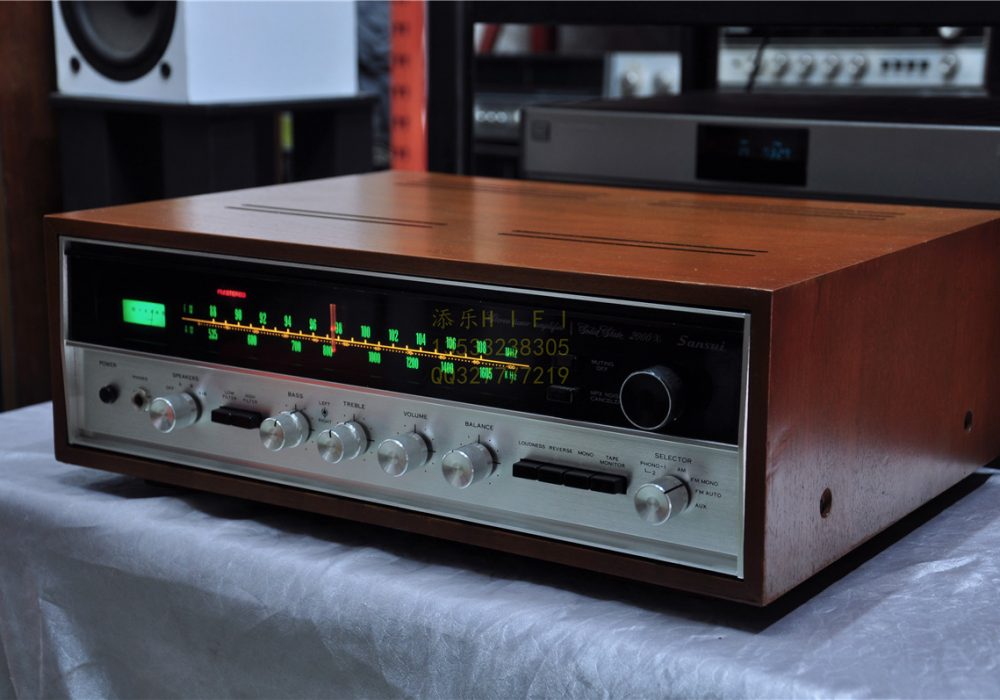 山水 SANSUI 2000x 收音功率放大器（1970年）