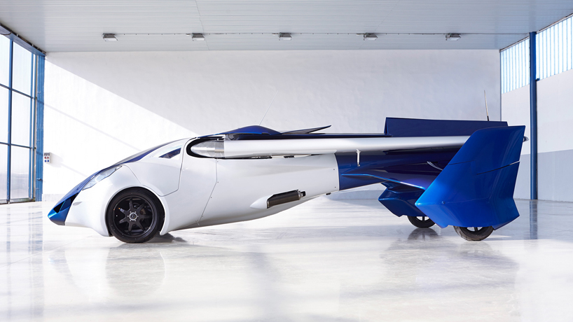 collapsible aeromobil 3.0 flying car shortens take-off time