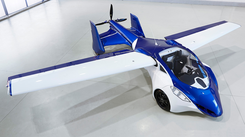 collapsible aeromobil 3.0 flying car shortens take-off time