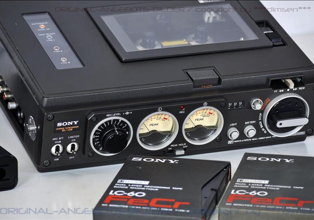 索尼 SONY EL-D8 便携 Elcaset 磁带录音机