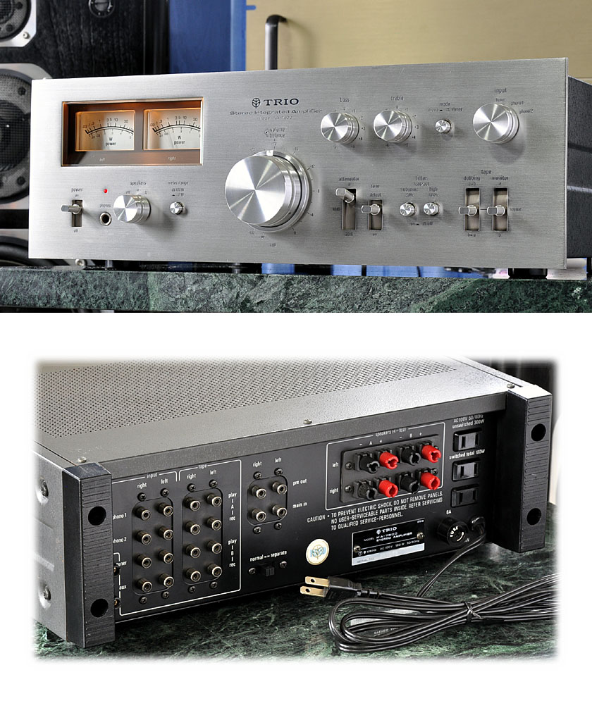 日立 TRIO KA-7500 双表头立体声功率放大器 – Lark Club