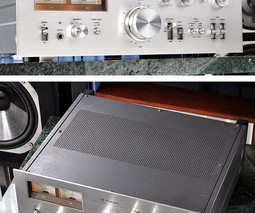 日立 TRIO KA-7500 双表头立体声功率放大器 – Lark Club