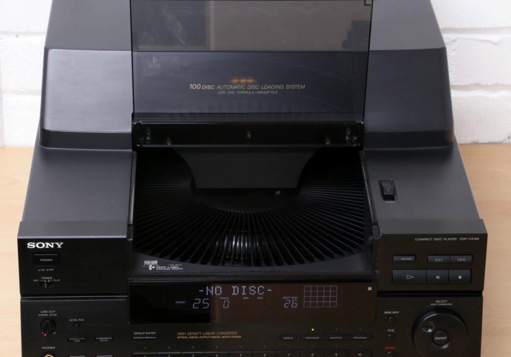 索尼 SONY CDP-CX100 HI-FI 100碟 CD播放机