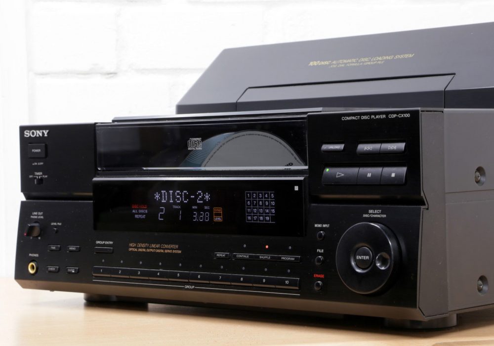 索尼 SONY CDP-CX100 HI-FI 100碟 CD播放机