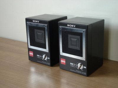 索尼 SONY APM-007AV 随身听有源小音箱