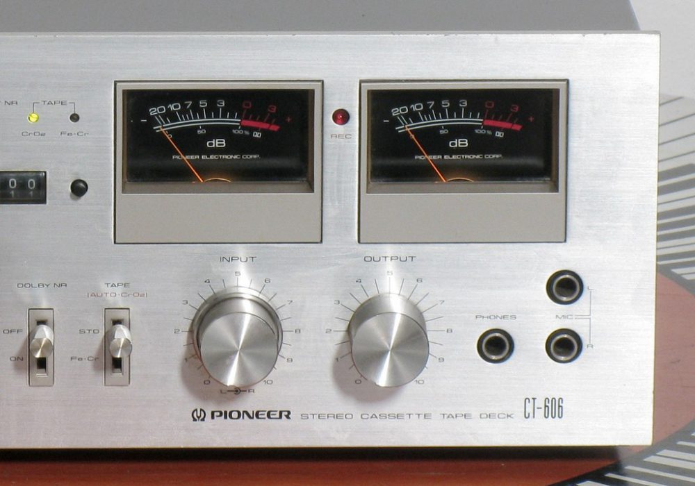 先锋 PIONEER CT-606 双表头古典卡座