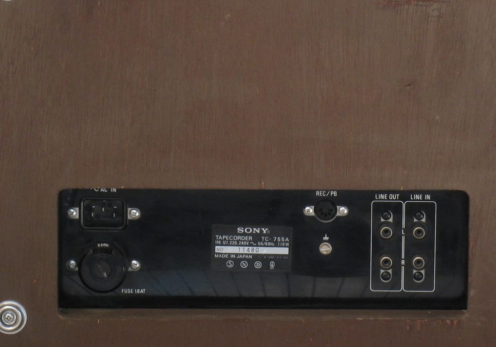 索尼 SONY TC-755A 开盘机