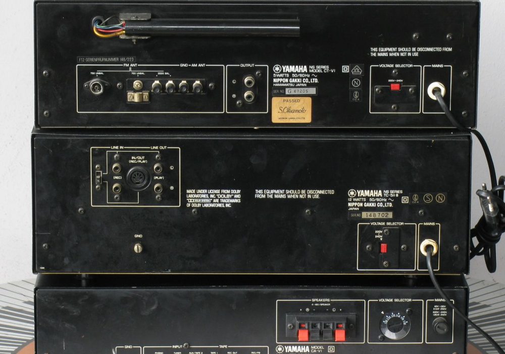 雅马哈 YAMAHA CA-V1 功放 + CT-V1 收音头+ TC-511B卡座