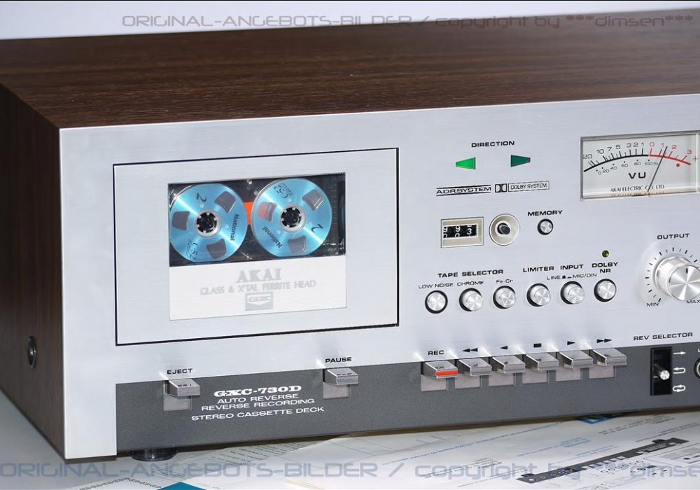 雅佳 AKAI GXC-730D 双表头古典卡座