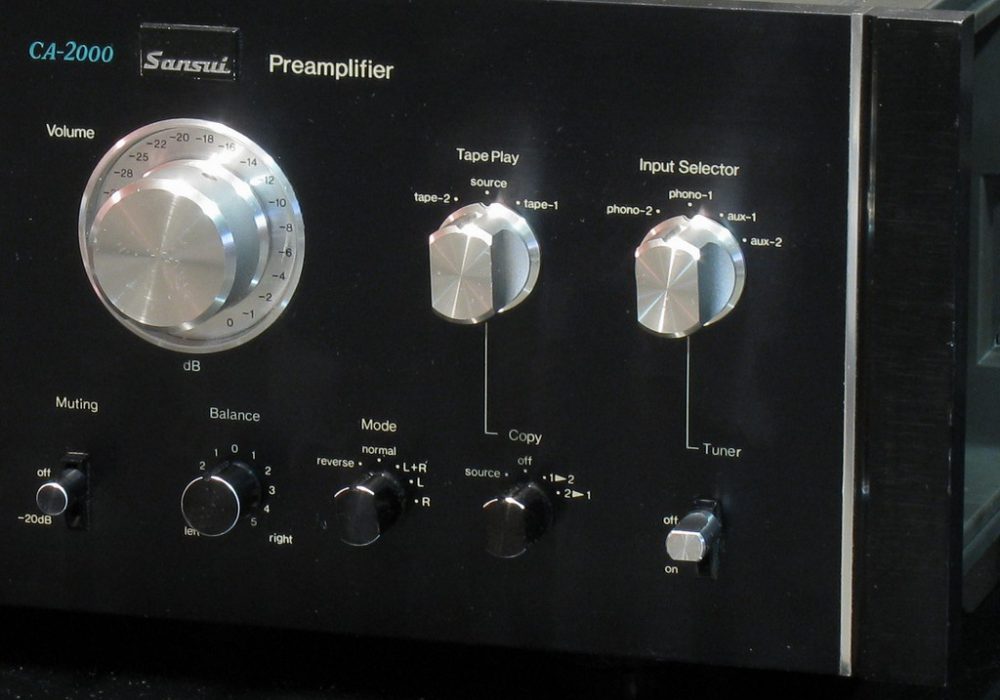 山水 SANSUI CA-2000 前级放大器