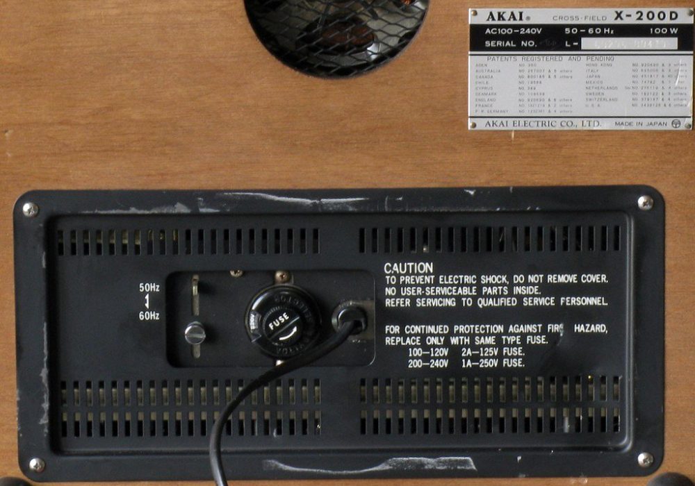 雅佳 AKAI X-200D 开盘机