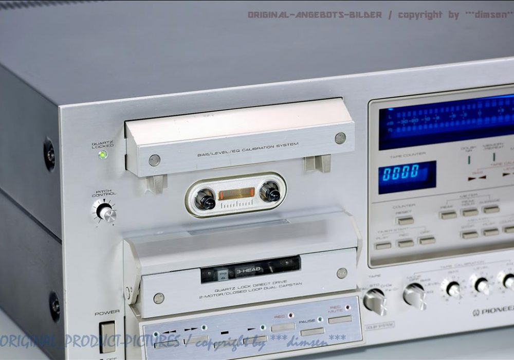 先锋 PIONEER CT-F1250 三磁头 古典磁带卡座