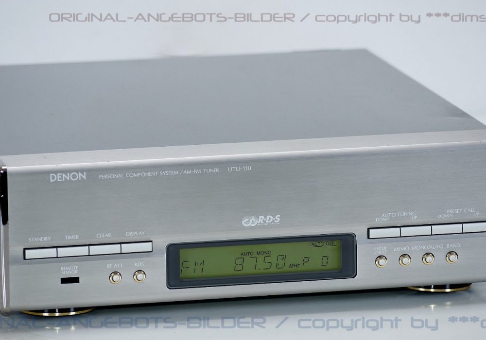 天龙 DENON UTU-110 RDS AM/FM 立体声收音头