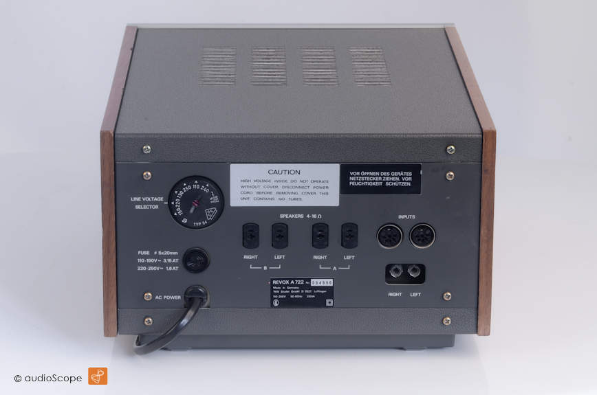 Revox A-722 Power Amplifier