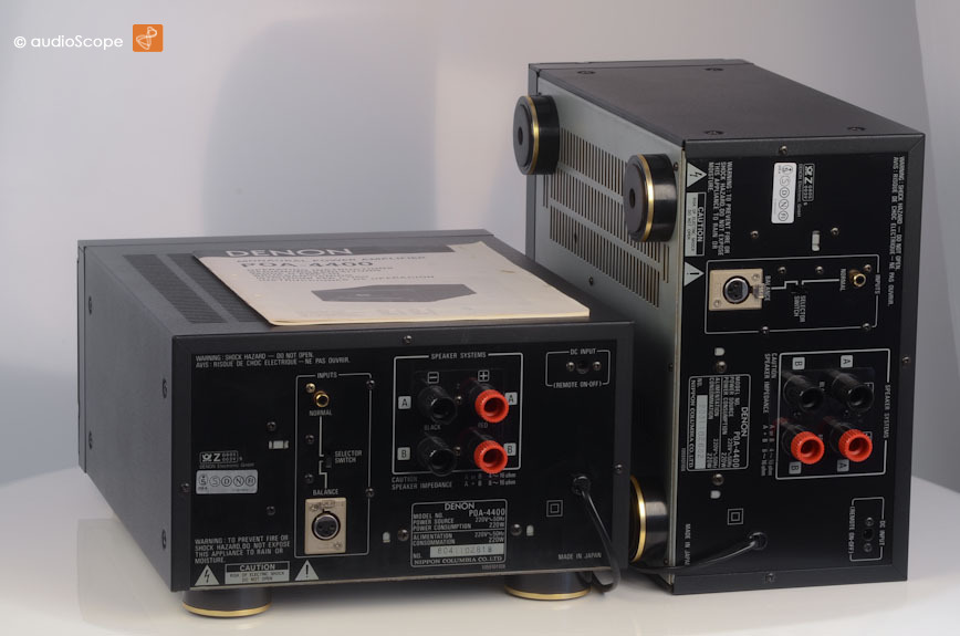 DENON POA-4400 Monaural Power Amplifiers