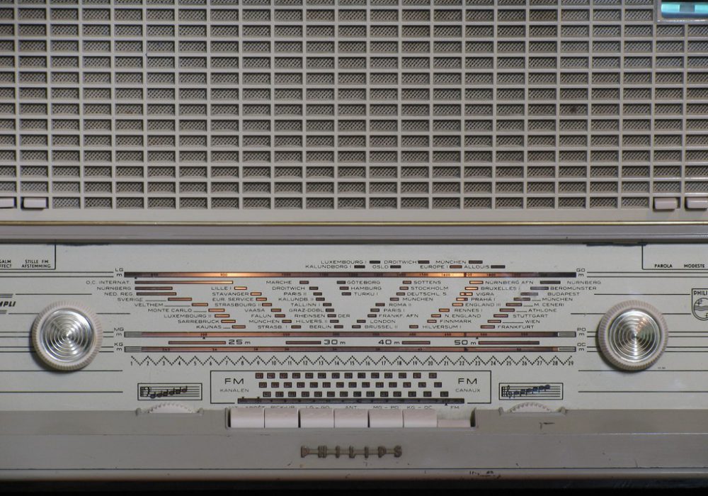 飞利浦 Philips B6X82A 古董 台式电子管收音机