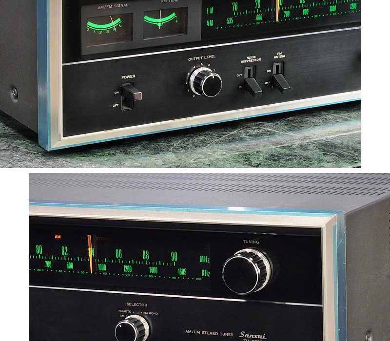 山水 SANSUI TU-9500 FM/AM 双表 收音头
