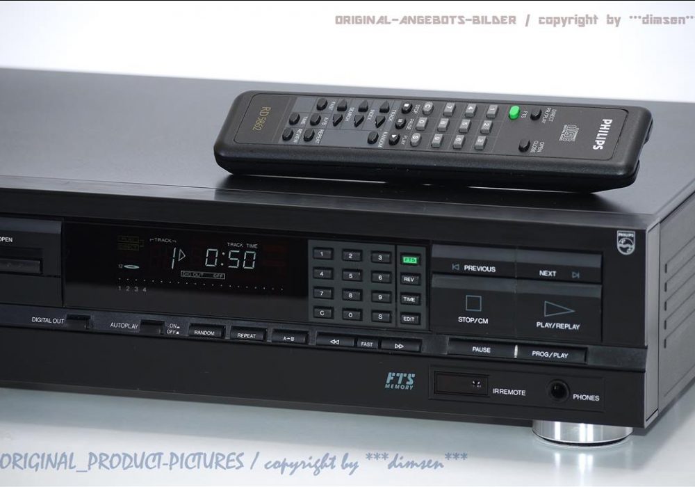 飞利浦 PHILIPS CD820 TWIN-DAC 高级CD播放机