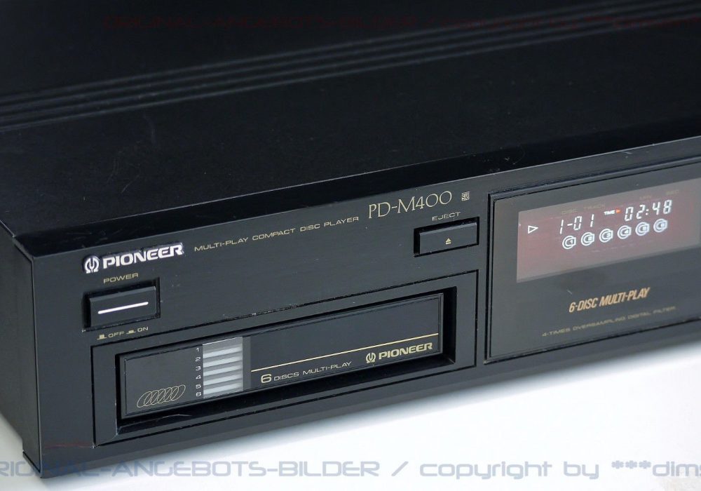 先锋 PIONEER PD-M400 6碟连放 CD播放机
