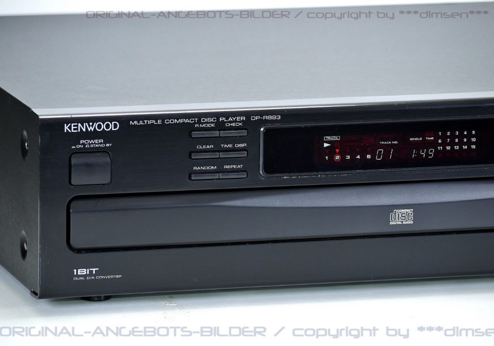 建伍 KENWOOD DP-R893 5碟连放 CD播放机