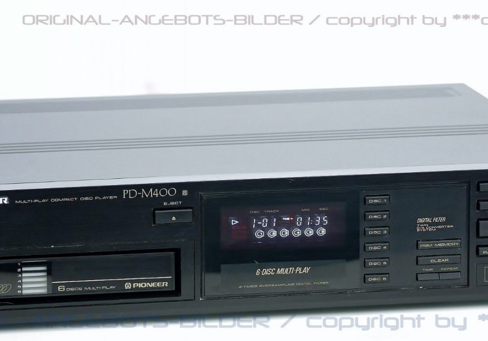 先锋 PIONEER PD-M400 6碟连放 CD播放机