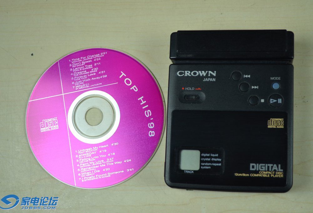 皇冠 CROWN CD-10 CD随身听