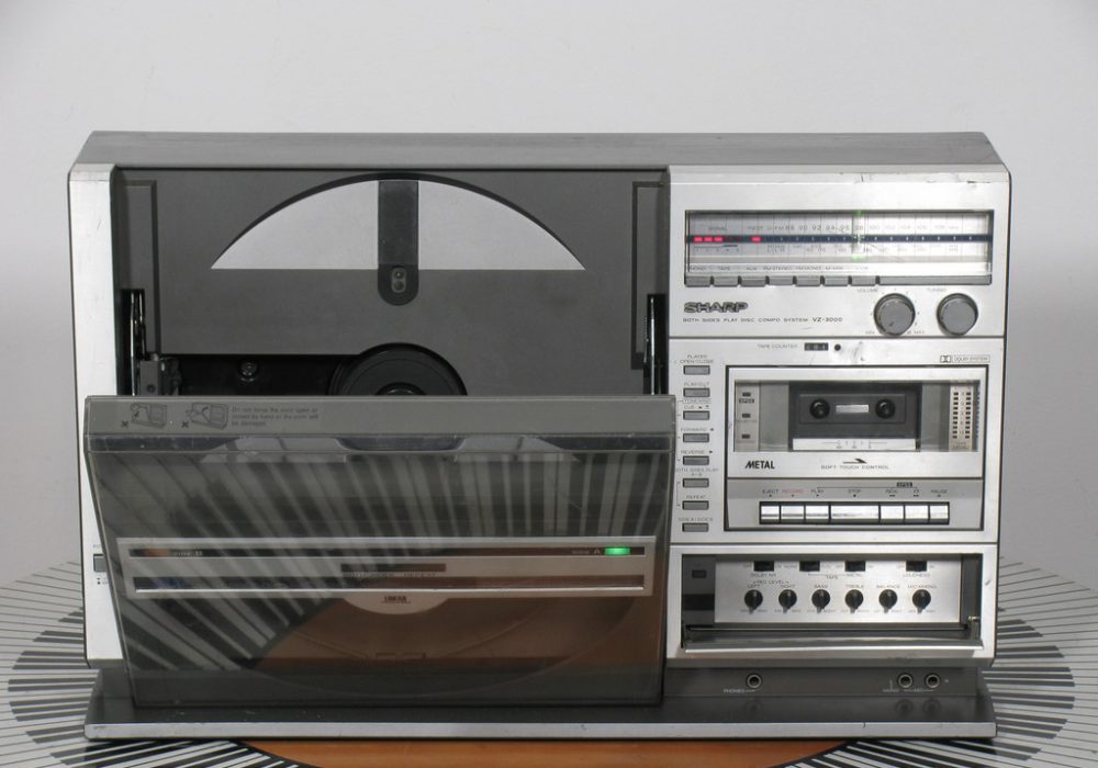 夏普 SHARP VZ-3000 磁带收音黑胶一体机
