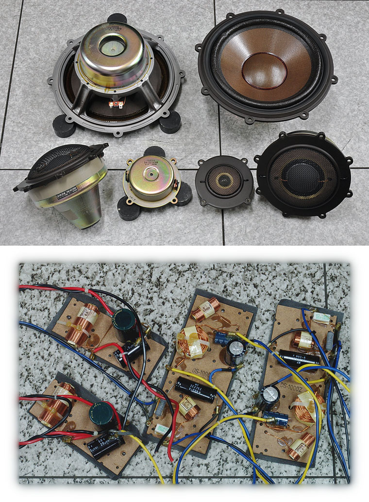 DIATONE DS-1000 ネットワーク 動作品 ペア3WAY ネットワーク DIATONE