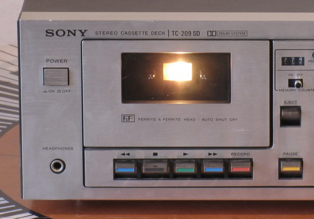 索尼 SONY TC-209SD 双表头古典卡座