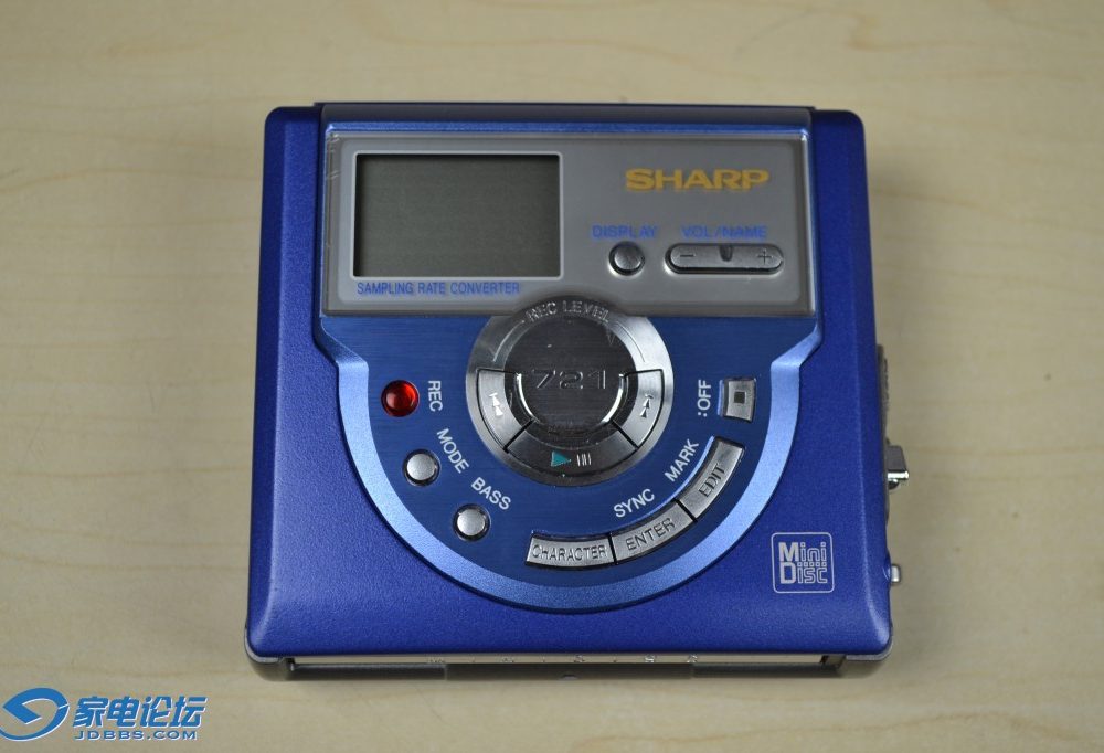 夏普 SHARP MD-MS721W(BL) MD随身听