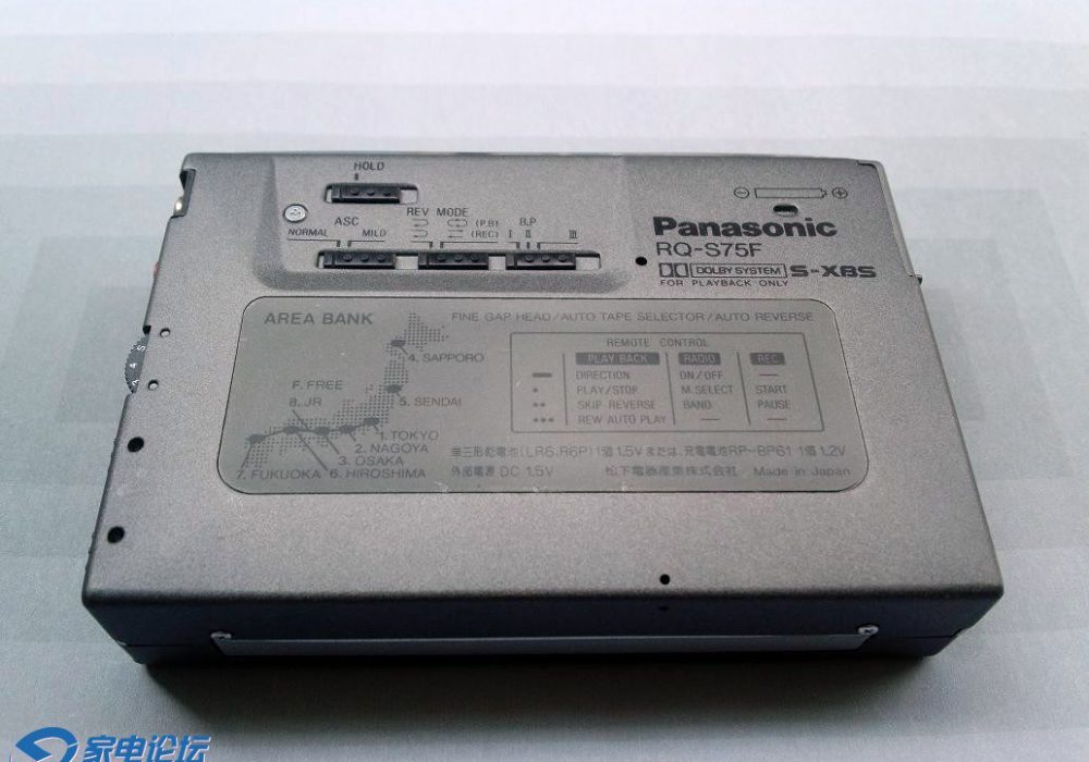 松下 Panasonic RQ-S75F + 东芝 Toshiba KT-G910F 磁带随身听