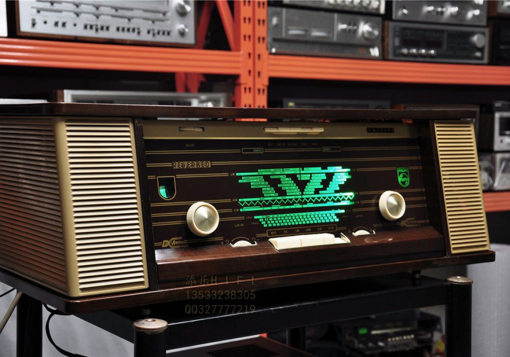 飞利浦 Philips B7X14A 台式电子管收音机