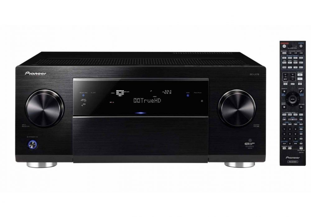 SC-LX78-K 9.2-Channel AV receiver with Class D Amplification, Air Studios certification, 4K Upscaling/Pass Through, Dolby Atmos, Built-in Bluetooth and AVNavigator (Black)