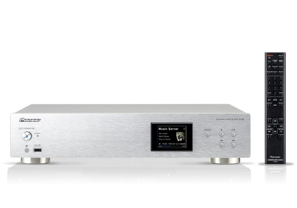 N-30-S Network Audio Player with Front USB (Silver) - Pioneer Network Player