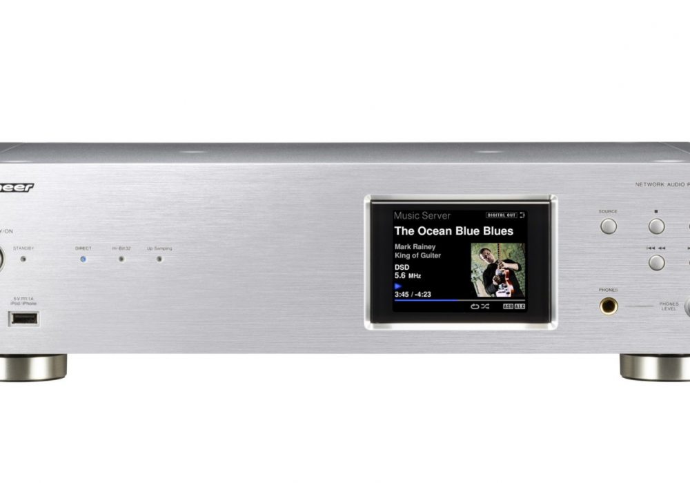 N-70A-S Network audio player with front USB, Hi-Bit processing, USB DAC and Auto Sound Retriever (silver) - Pioneer Network Player