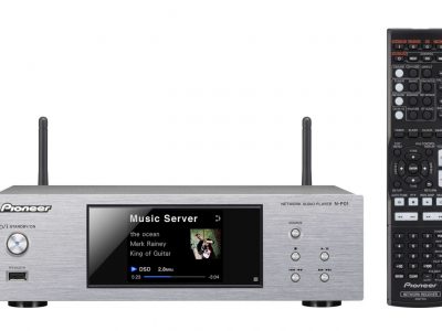 N-P01-S Compact Network Audio player with USB, DLNA, AirPlay, Spotify, vTuner, and Bluetooth (Silver) - Pioneer Network Player