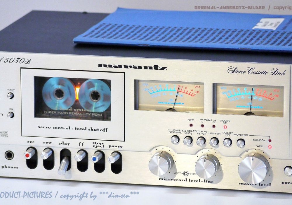 马兰士 MARANTZ MODEL 5030B 双表头古典磁带卡座