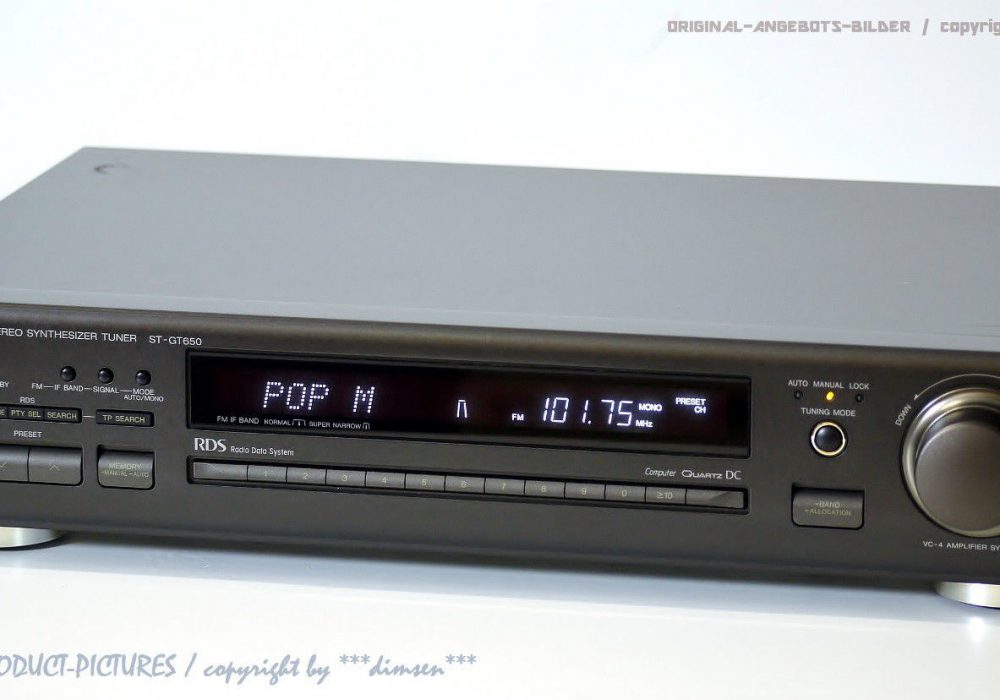 松下 Technics ST-GT650 RDS AM/FM 立体声收音头