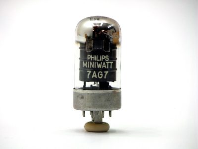 飞利浦 Philips Miniwatt 7AG7 电子管