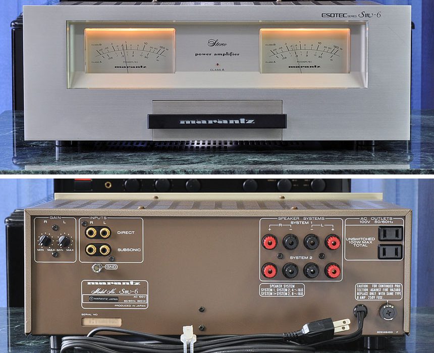 marantz Sm-6 功率放大器