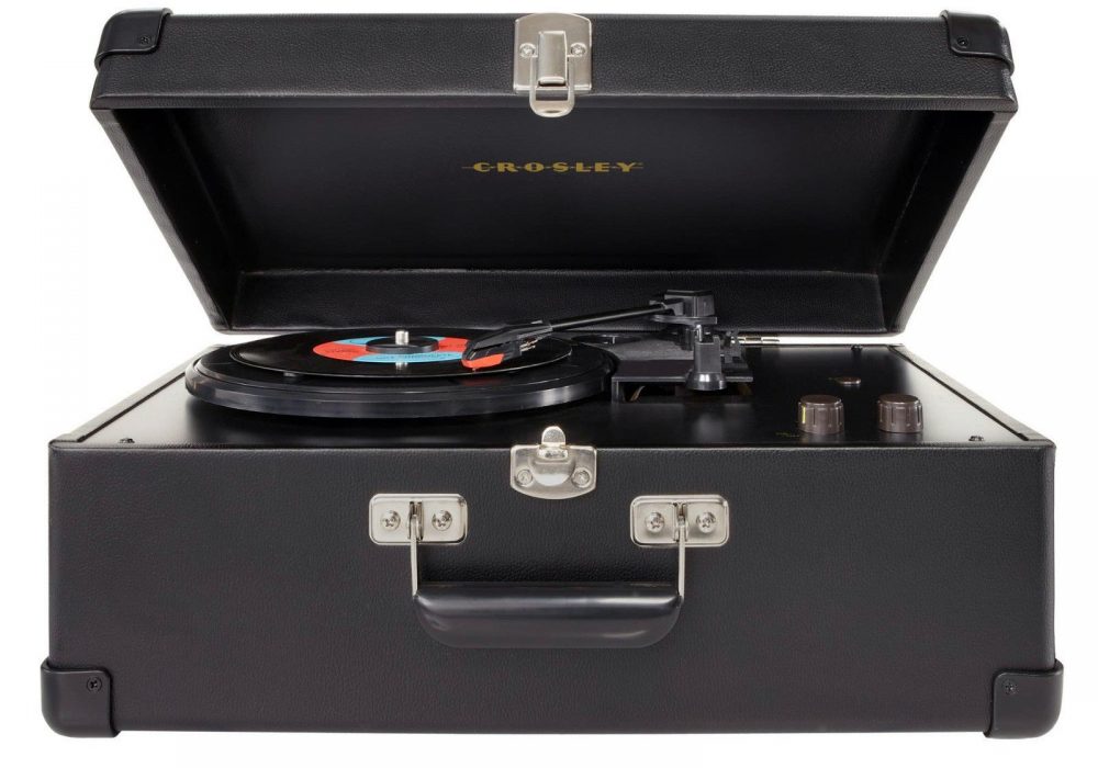 Crosley CR49-BK Traveler 黑胶唱机 便携 Stylings Record Player ~ BLACK NEW