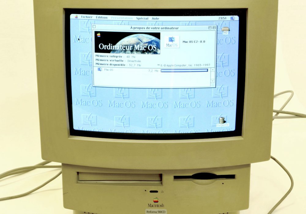 Macintosh Performa 580CD with LaserWriter Printer – FUNCTIONAL! – RARE!
