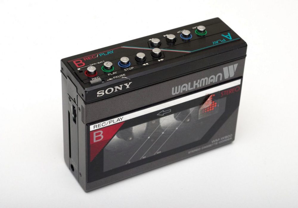 索尼 SONY WM-W800 立体声双卡磁带随身听