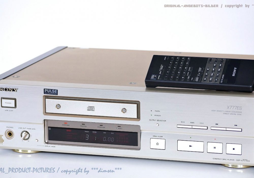 索尼 SONY CDP-X777ES 高级CD播放机
