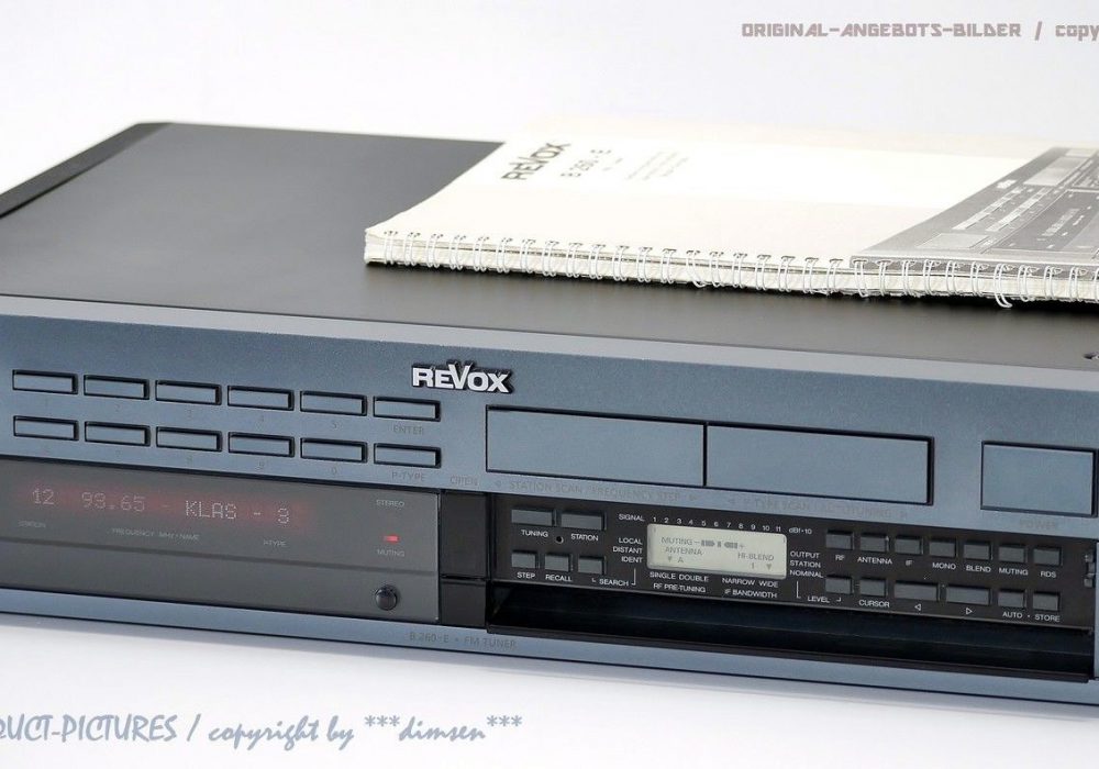 REVOX B260-E High-End FM 立体声收音头